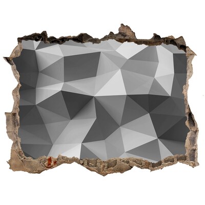 Dziura 3d foto tapeta Abstrakcja trójkąty