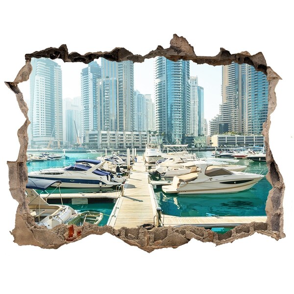 Fototapeta dziura na ścianę Marina w Dubaju