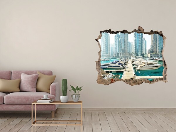 Fototapeta dziura na ścianę Marina w Dubaju