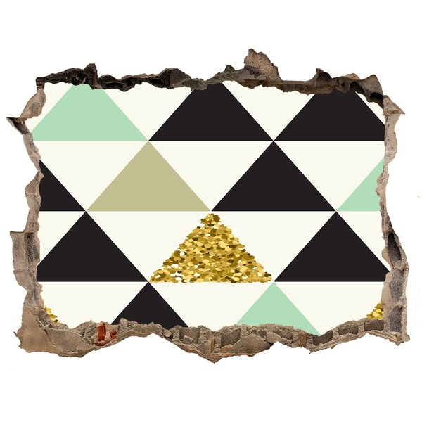 Fototapeta dziura na ścianę Geometryczne Wzory na Ścianie