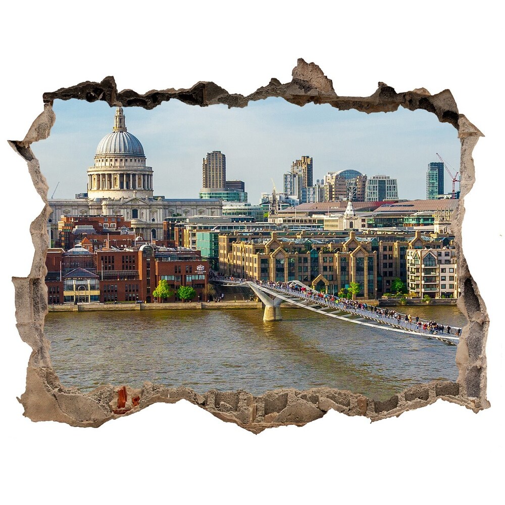 Fototapeta dziura na ścianę Tamiza Londyn