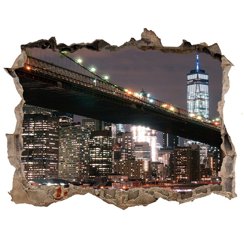 Fototapeta dziura na ścianę Manhattan Nowy Jork
