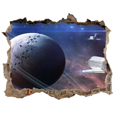 Foto zdjęcie dziura na ścianę Statek kosmiczny