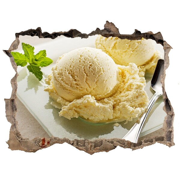 Naklejka 3D dziura na ścianę Lodowy raj