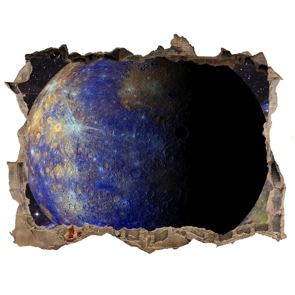 Foto zdjęcie dziura na ścianę Merkury