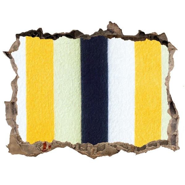 Fototapeta dziura na ścianę Kolorowe pasy w betonie