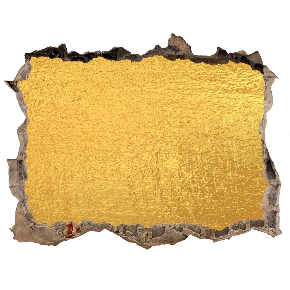 Fototapeta dziura na ścianę Złota folia tło