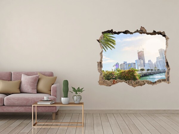 Fototapeta dziura na ścianę 3d Miami USA