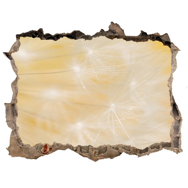 Samoprzylepna naklejka na ścianę Kwiatowa przestrzeń za ścianą