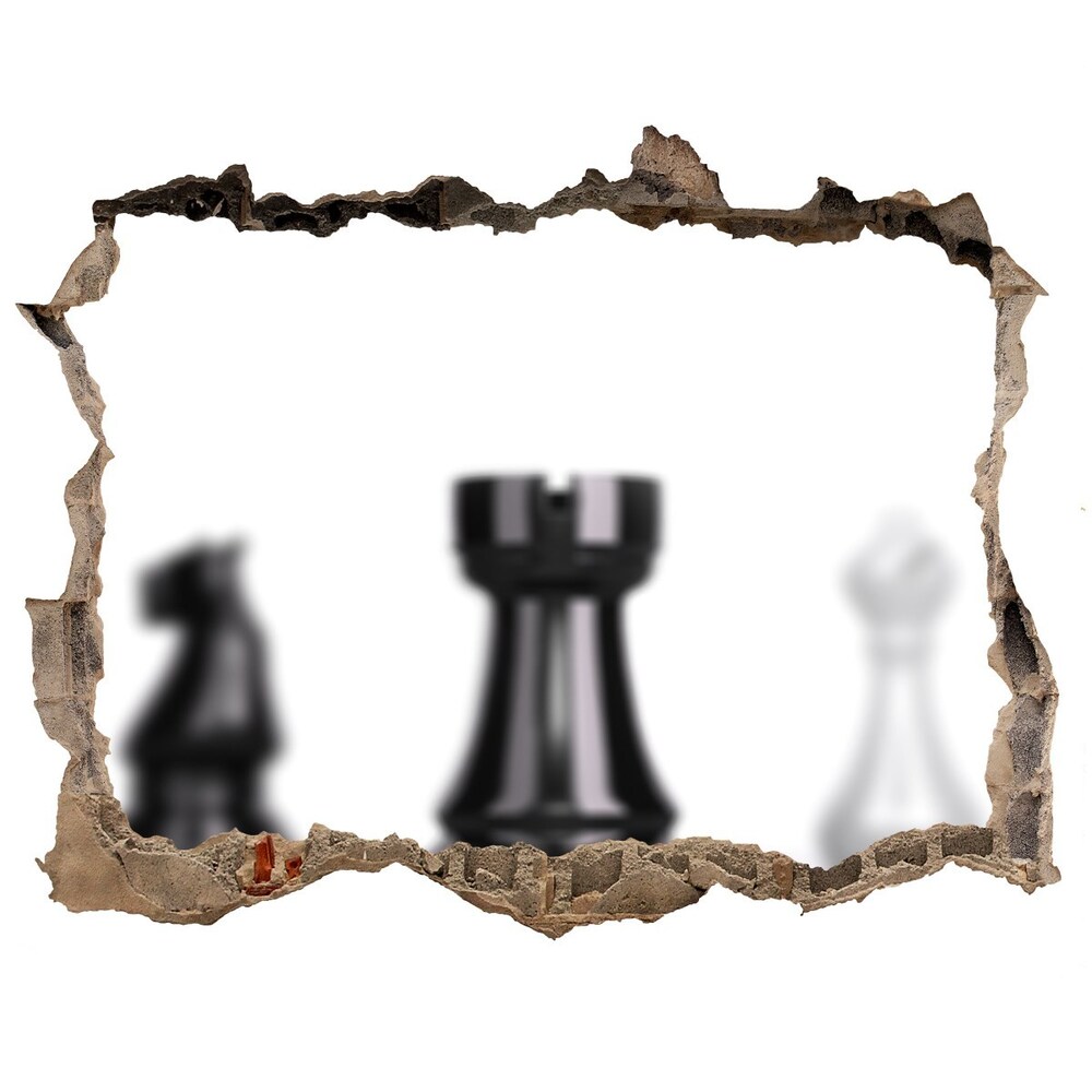 Samoprzylepna dziura na ścianę Figura szachowa