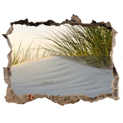 Samoprzylepna dziura na ścianę Dune w świetle zachodu słońca