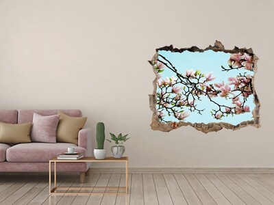 Samoprzylepna dziura naklejka Kwiaty magnolii