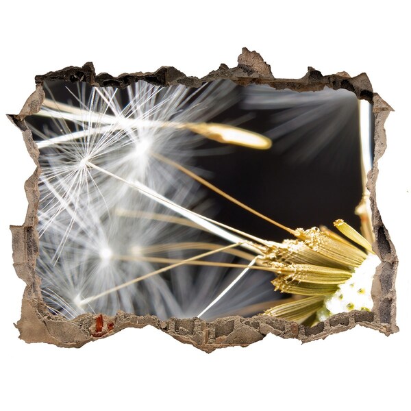 Samoprzylepna dziura na ścianę Kwiatowe marzenie przez dziurę w ścianie