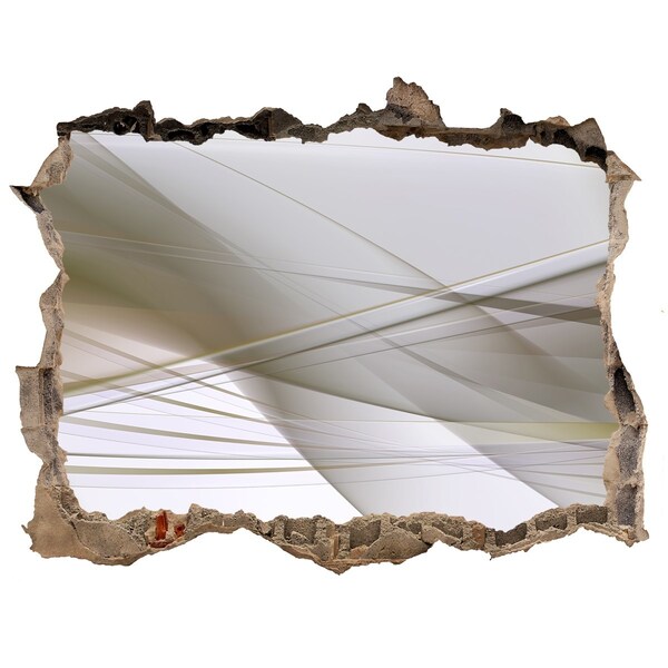 Dziura 3d fototapeta naklejka Nowoczesna przestrzeń w betonie