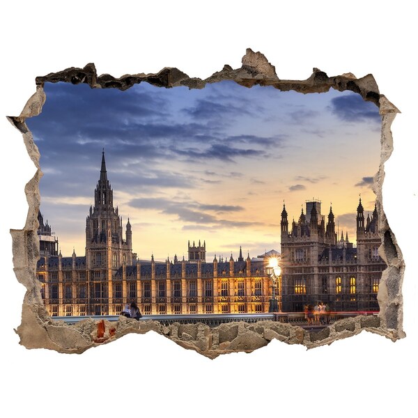 Fototapeta dziura na ścianę 3d Big Ben Londyn