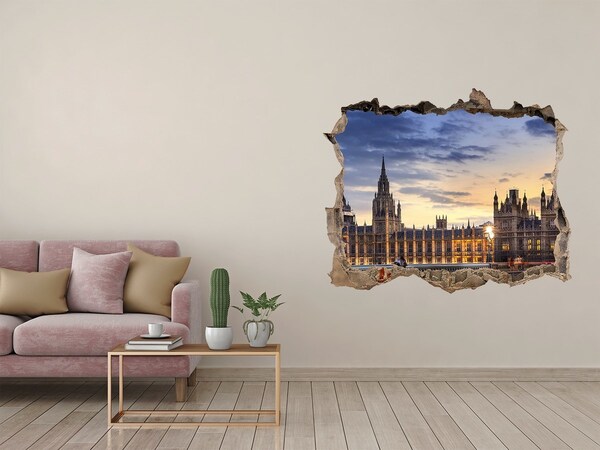 Fototapeta dziura na ścianę 3d Big Ben Londyn