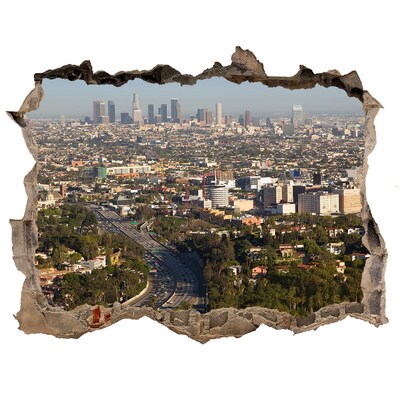 Fototapeta dziura na ścianę 3d Los Angeles