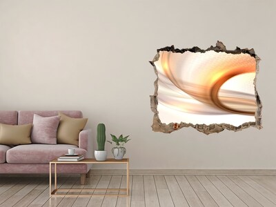 Dziura 3d fototapeta naklejka Nowoczesny wystrój wnętrza