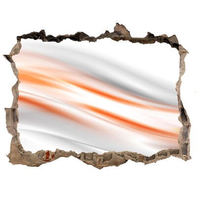 Dziura 3d fototapeta na ścianę Futurystyczny krajobraz