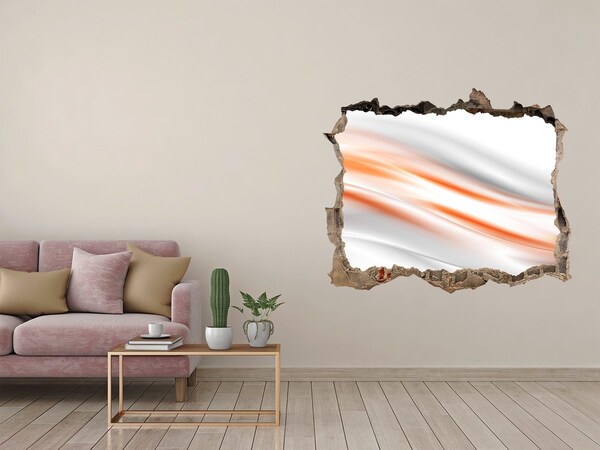 Dziura 3d fototapeta na ścianę Futurystyczny krajobraz