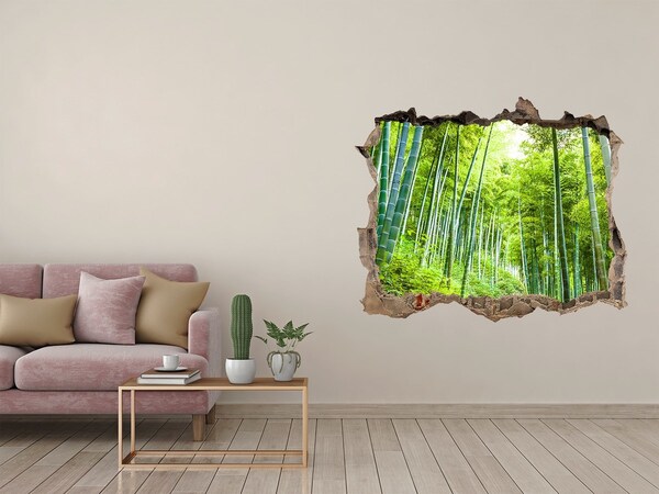 naklejka fototapeta 3D widok Las bambusowy