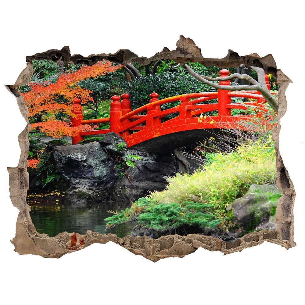 naklejka fototapeta 3D widok Japoński ogród
