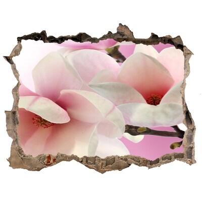 Samoprzylepna dziura naklejka Magnolia