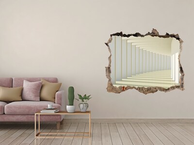 Fototapeta dziura na ścianę 3d naklejka Iluzja nieskończonej przestrzeni