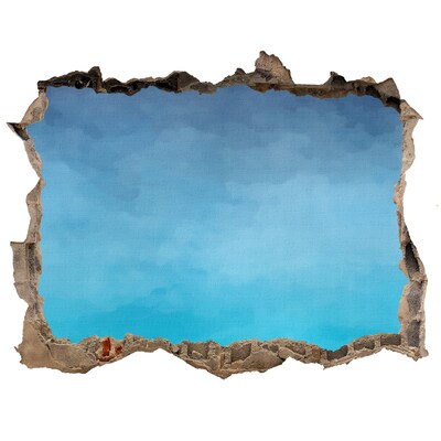 Dziura 3d fototapeta na ścianę naklejka Niebo nad oceanem
