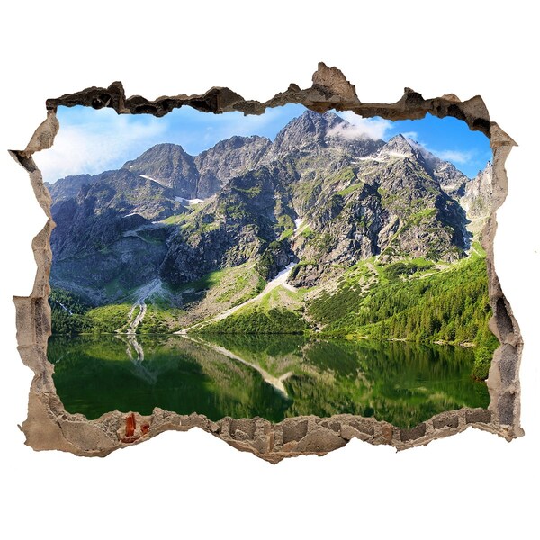 naklejka fototapeta 3D Morskie oko Tatry