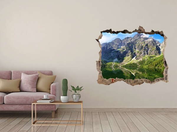 naklejka fototapeta 3D Morskie oko Tatry