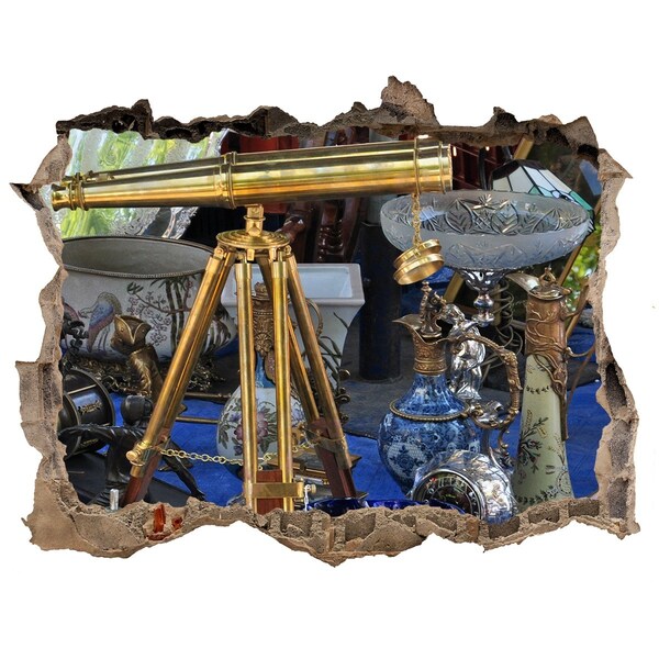 Fototapeta dziura na ścianę Antyki w tajemniczym sklepie