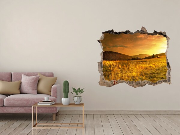 naklejka fototapeta 3D widok Panorama Tatr