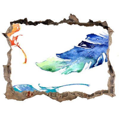 Dziura 3d fototapeta naklejka Tropikalny ocean