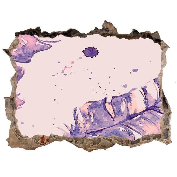 Fotoobraz dziura na ścianę naklejka Tropikalny raj za ścianą