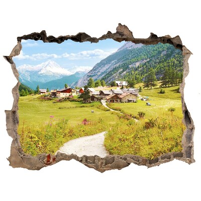 naklejka fototapeta 3D Pastwisko w Alpach