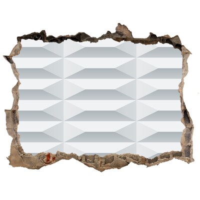 Dziura 3d fototapeta naklejka Nowoczesna ściana 3D