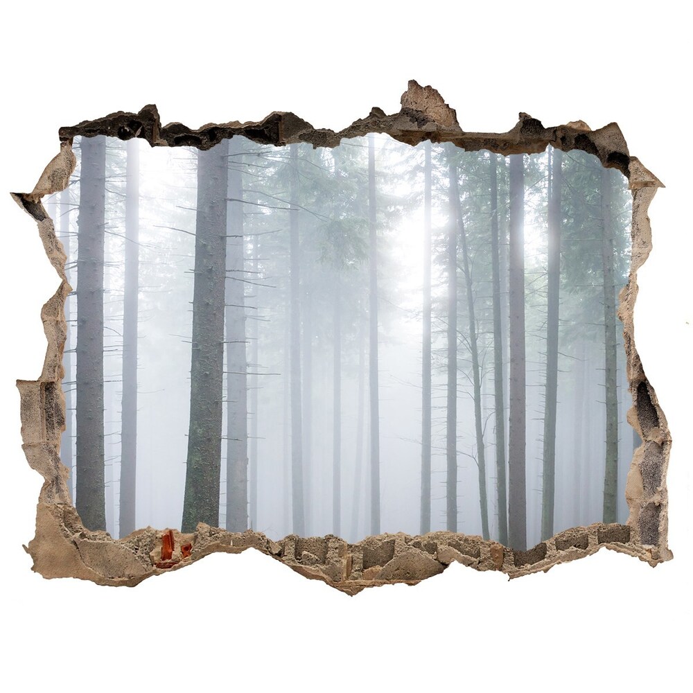 naklejka fototapeta 3D widok Mgła w lesie