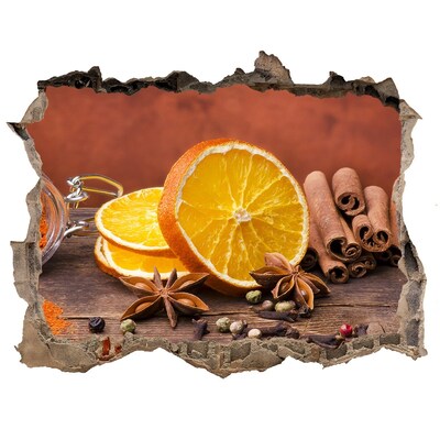 Naklejka 3D dziura na ścianę Kuchenne aromaty