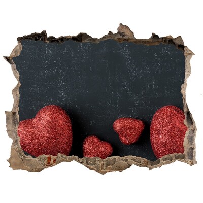 Fototapeta dziura na ścianę Serce w ruinach