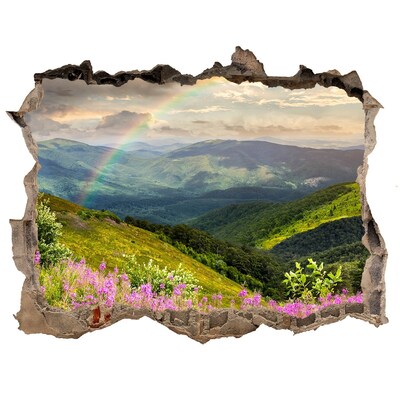naklejka fototapeta 3D widok Górski pejzaż