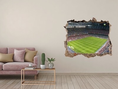 Samoprzylepna dziura na ścianę Barcelona stadion