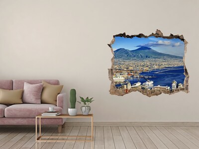 Fototapeta dziura na ścianę 3d Neapol Włochy