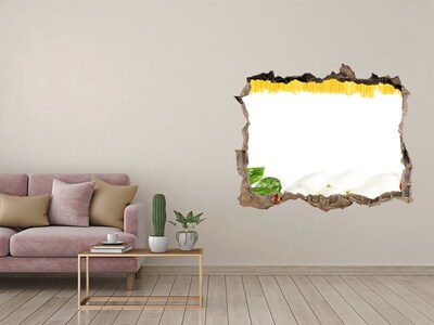 Samoprzylepna naklejka beton Włoska uczta w dziurze w ścianie