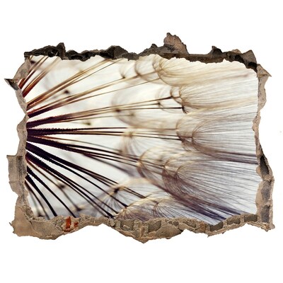 Samoprzylepna dziura naklejka Kwiatowe marzenie w betonie