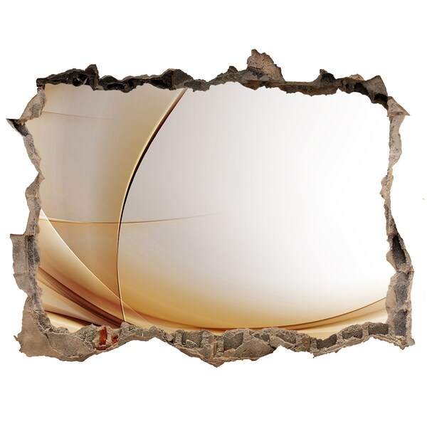 Dziura 3d fototapeta naklejka Abstrakcyjna przestrzeń za ścianą