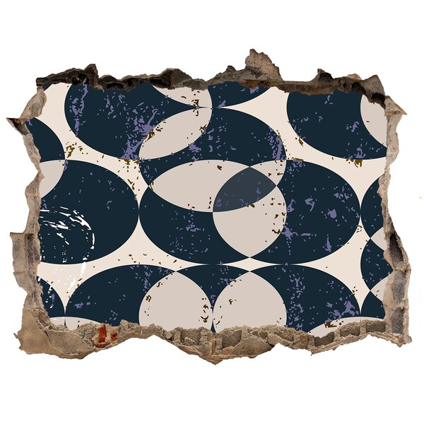 Fotoobraz dziura na ścianę Nowoczesny wzór w dziurze w ścianie