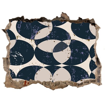 Fotoobraz dziura na ścianę Nowoczesny wzór w dziurze w ścianie