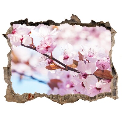 Samoprzylepna dziura naklejka Kwiatowa oaza za ścianą