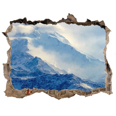 naklejka fototapeta 3D na ścianę Górski szczyt